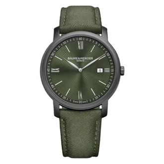 Baume & Mercier Classima Quartz Green Dial Mens Watch M0A10766