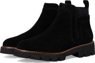 White Mountain Glassie Womens Boots Black/Suede : 9.5 B - Medium, Leather/Rubber/Textile