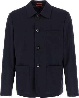 Barena Giacca-camicia con abbottonatura - Blu