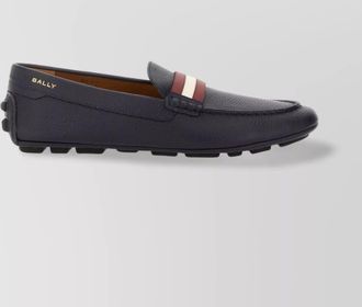 Bally loafer round toe rubber sole
