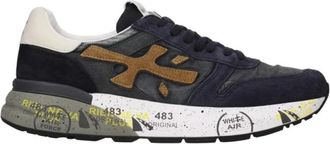 Premiata Mick 8435 - Heren - Sneakers - Blauw - 40 EU - Leer - Schoenen