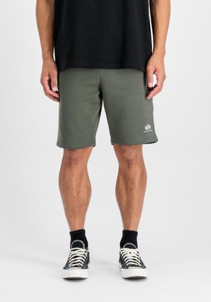 Alpha Industries Shorts ALPHA INDUSTRIES Basic Short SL II, Herren, Gr. XXL, Normalgr&ouml;ssen, gr&uuml;n (schwarz olive), Obermaterial: 80% Baumwolle, 20% Polyester, Hosen Sho