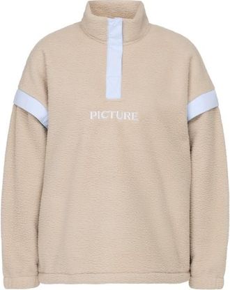 Picture Velora 1/4 Fleece Fleecepullover f&uuml;r Damen | beige