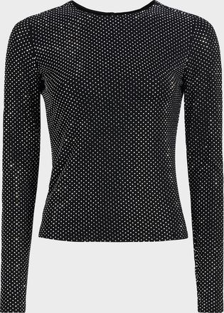 Frame Denim The Rhinestone Jersey Top