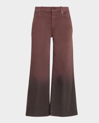 Kobi Halperin Rafaella Ombr&eacute; Flared Crop Jeans