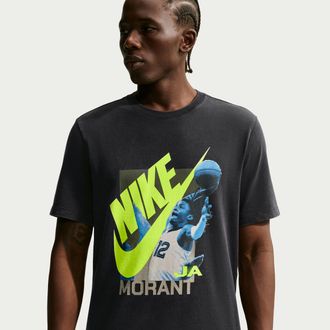 Nike Mens Ja Basketball T-Shirt in Black | IM5068-010