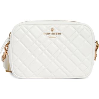 Kurt Geiger Brixton Large Camera Crossbody Bag in White at Nordstrom Rack