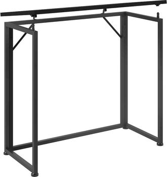 Techni Mobili 31.5 Folding Desk for Small Spaces, No Assembly Required, Black