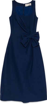 Elie Saab Abito midi con fiocco - Blu