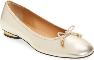 Tod's Ballerina Flat in Bianco Lana at Nordstrom, Size 10.5Us