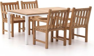 Sunyard Furniture Sunyard Wales/Linosa 180cm dining tuinset 5-delig