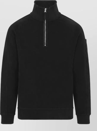 C.P. Company cotton long-sleeve polo sweatshirt