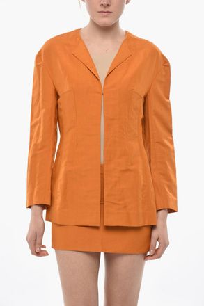 Givenchy Camicia in Misto Lino con Doppio Spacco Givenchy