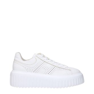 Hogan Sneakers H-stripes Donna Pelle Bianco