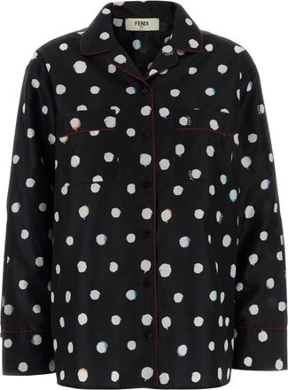 Fendi Printed Silk Shirt