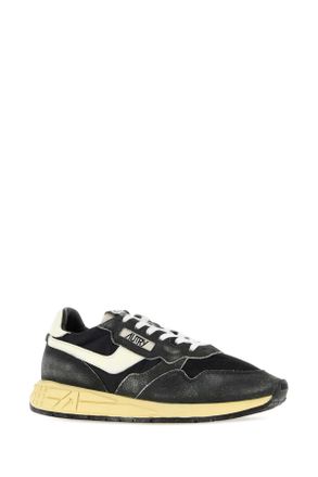 Autry Mens Multicolor Fabric And Suede Reelwind Sneakers Suesugarnylblkmarsh