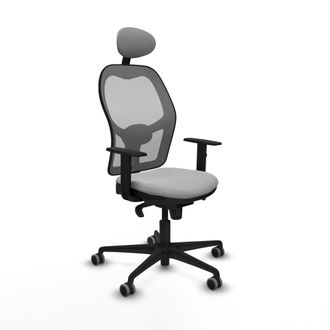 Piqueras y Crespo Silla De Oficina Con Cabecero Jorquera Piqueras Y Crespo 1d036g1 Gris Claro