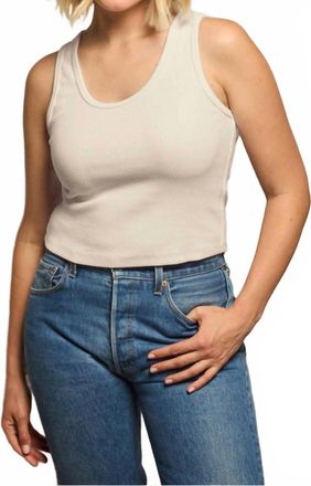 perfectwhitetee Blondie Tank Top In Sugar