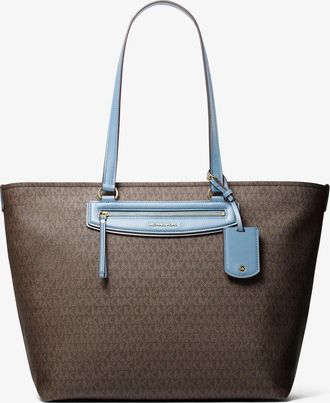 Michael Kors Jet Set Travel Extra-Large Signature Logo Tote Bag