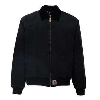 Carhartt Work in Progress Black OG Santa Fe Lightly Padded Jacket