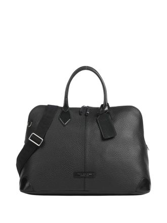 The Bridge Travel Soft Grained Calf Leather Travel Tote Bag