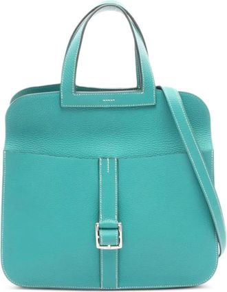 Herm&egrave;s Borsa tote 31 Arzan Vert Verone 2019 - Blu