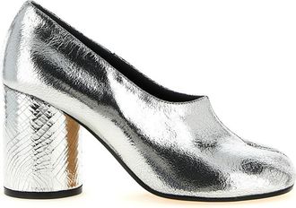 Maison Margiela Silver Slip On Pumps
