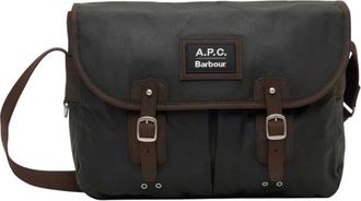 Barbour Borsa a tracolla in twill di cotone cerato - - Bags - Donna - Nero - ONE SIZE