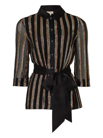 Temperley London Selena shirt - Black