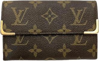 Louis Vuitton Pre-owned Wallets, female, Brown, Size: ONE SIZE Pre-owned Monogram Leather Bifold Wallet