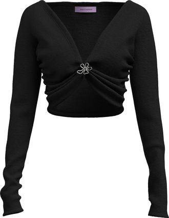 MACCAPANI Top crop Angela - Nero