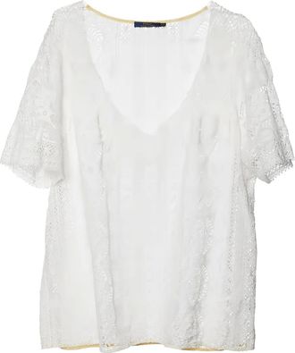 Ralph Lauren lace short-sleeve top - White