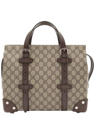 Gucci Gg Supreme Buckle Small Tote (Authentic Pre-Loved)