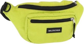Balenciaga Pre-owned Belt Bags, unisex, Yellow, Size: ONE SIZE Pre-owned Nylon balenciaga-bags