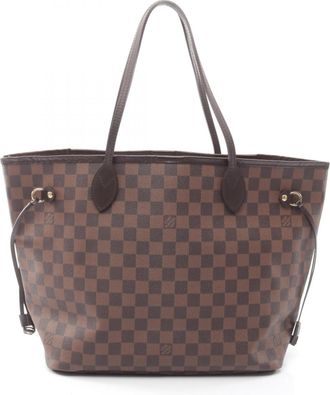 Louis Vuitton Brown Coated Canvas Pvc Leather Handbag Tote Bag (Pre-Owned)