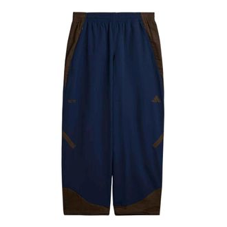 adidas Fitness, Heren, Blauw, M, Linnen, Z.n.e. Material Mix Trackpant