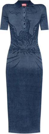 Diesel Kleedjes, Dames, Blauw, XS, Denim, Jurk M-Fenny-Drs