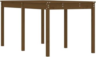 vidaXL Garden Table Honey Brown 159.5x82.5x76 cm Solid Wood Pine Vidaxl