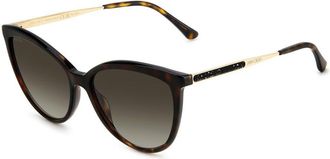Jimmy Choo London Brown Metal Womens Sunglasses