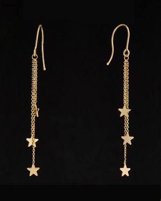 Italian Gold, Inc 14K Italian Gold Star Dangle Earrings