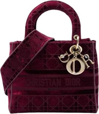 Dior Pre-owned Lady D-Lite - Dames - Vintage Handtas - Rood - ONE Size - Vintage