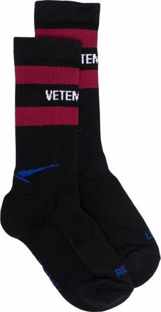 VETEMENTS Calzini Socks - unisex - Sokken - Zwart - S - Katoen - Ondergoed