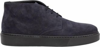Doucal's Chukka Veterschoenen - Heren - Veterlaarzen - Zwart - 41 1/2 EU - Leer - Schoenen