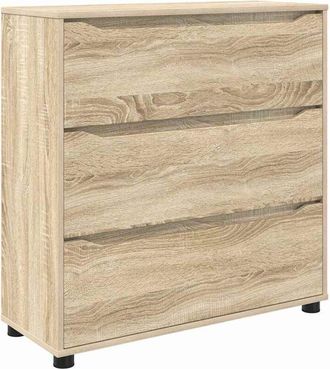 vidaXL Armario De Almacenamiento Roble Sonoma 80 X 31 X 81 Cm Vidaxl