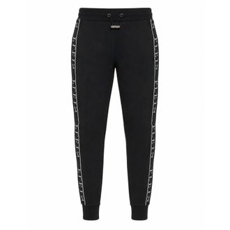 Philipp Plein Heren, Broeken, Zwart, Maat: S Katoen