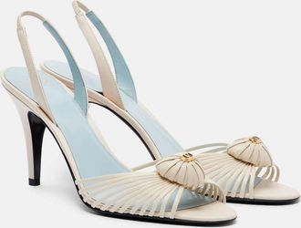 Valentino Garavani Royal 85 leather slingback sandals