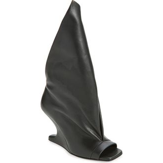 Rick Owens Cantilever Sandal in Black at Nordstrom, Size 7Us