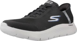 Skechers Heren, Schoenen, Zwart, Maat: 46 EU Synthetisch