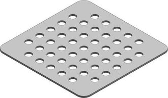 NEMO Stock Taurus afdekplaatje inox