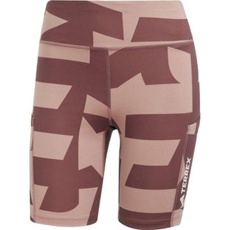 adidas Shorts De Mujer Adidas Terrex Multi 8 Pulgadas Tight Shorts Printed - Warcla/quicri/quicri Talla: Xs